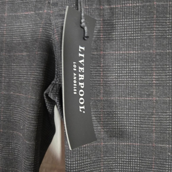 Liverpool Jacqueline Skinny Pants Petite 0 Stitch Fix Punk Goth Check Alt Artsy - Picture 3 of 9